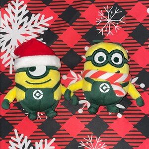 Minion Holiday Plush Set